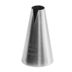Saint-Honoré spuitmond RVS ⌀ 15 mm - Gobel GLSH15-C | Precieze Banketafwerkingen