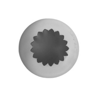 Douille voor kleine gebakjes Inox 17 Tanden ⌀16 mm Gobel - Banketbakkerij Accessoire
