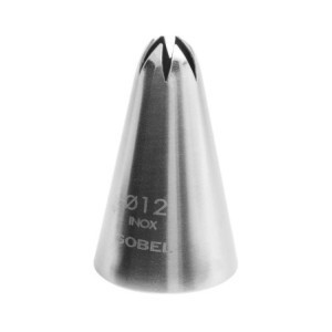 Professionele roestvrijstalen rozetuit - Ø 12 mm Gobel