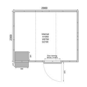 Positieve Koelkamer TEFCOLD CR2923C: Efficiënte & Gepersonaliseerde Professionele Opslag