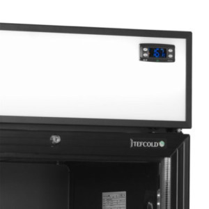 Vitrine à Boissons Réfrigérée TEFCOLD 358L Noir - Design élégant pour vos boissons