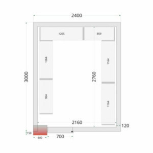 Panneau Chambre Froide 2400 x 3000 mm TEFCOLD - Performances optimales