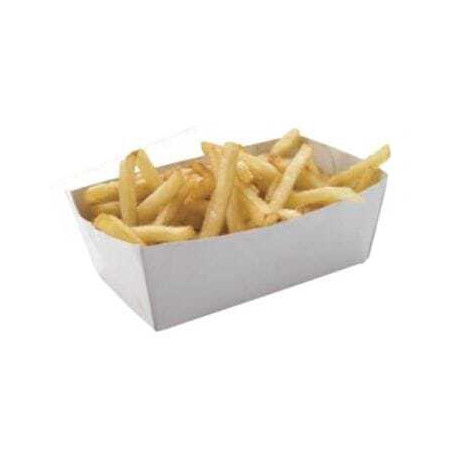 Witte Kartonnen Schalen - L 120 x B 70 mm - Set van 250 - FourniResto