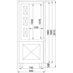 Cooling Cell 15 GN 1/1 - CombiSteel: Optimal temperature & ideal preservation