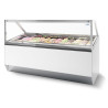 Millennium Ice Cream Display Case - Combisteel Refrigerated 16 bins - LED