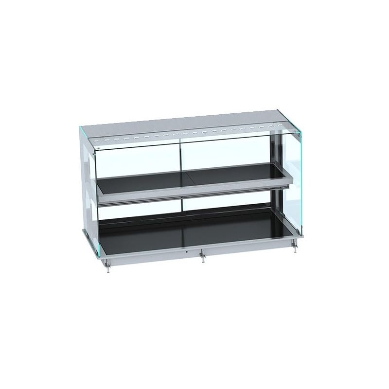 Drop-In Heated Display Case with Vitroceramic Plate - Combisteel