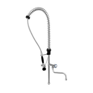 Dish Spray with Single-Hole Mixer with Gooseneck - Dynasteel