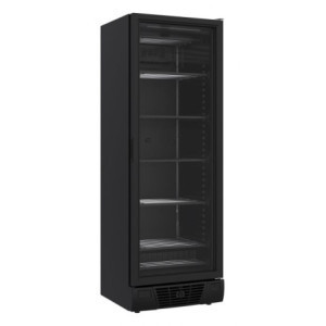 Black Negative Refrigerated Cabinet - Glass Door - 382L - CombiSteel