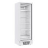 White Negative Refrigerated Cabinet - 1 Glass Door - 382 L - Combisteel - Professional Freezer