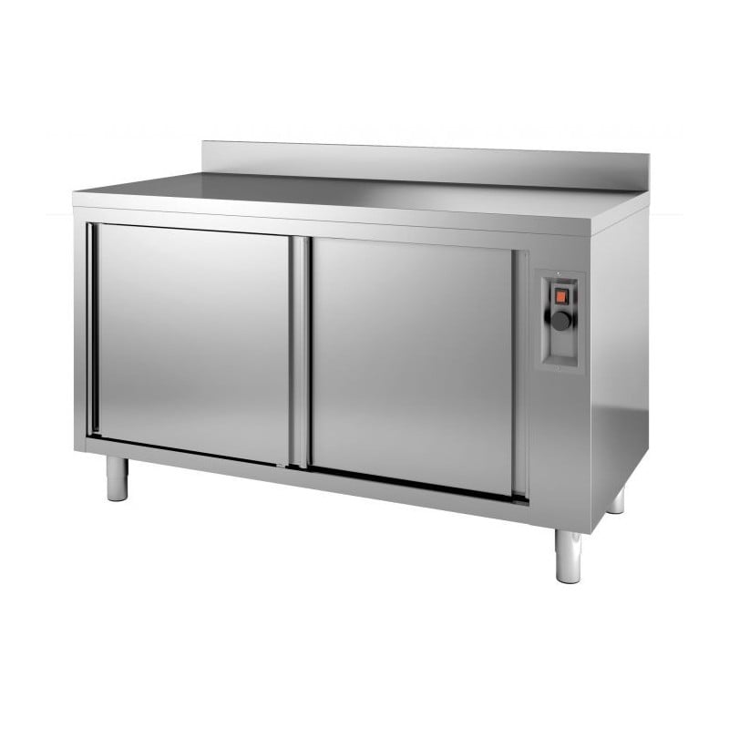 2-Door Warming Cabinet - High-Performance Stainless Steel Furniture