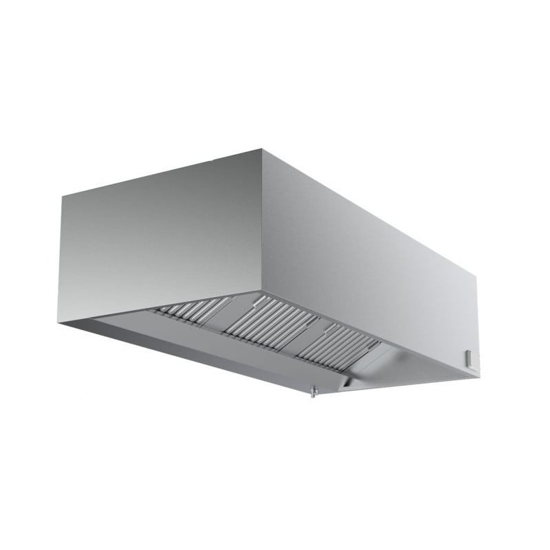 Wandhaube Kubisch Komplett 2000 mm LED Dimmer - CombiSteel