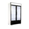 Positive Kühlvitrine - 2 Glastüren - 780 L - CombiSteel