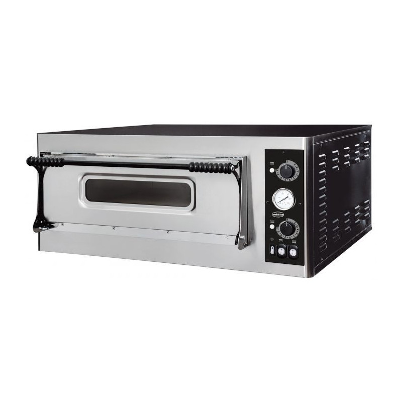 Professionele Pizzahoutoven 6 Pizza's - 400V Combisteel Ref. 7485.0135