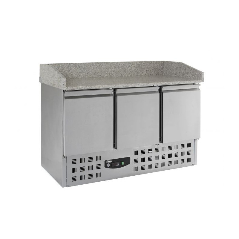 Gekoelde Pizzameubel GN 1/1 - 3 Deuren - Capaciteit 230 L - CombiSteel