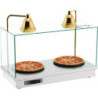 Drop-In Hot Plate with 2 Heat Lamps - L 900 x D 440 mm - CombiSteel