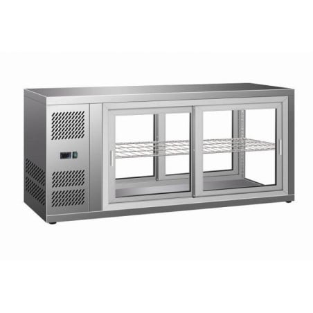 Kühlvitrine für Gebäck 150L - CombiSteel | Umluftkühlung & LED-Beleuchtung