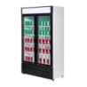 Refrigerated Beverage Display Case 2 Glass Doors - 750 L