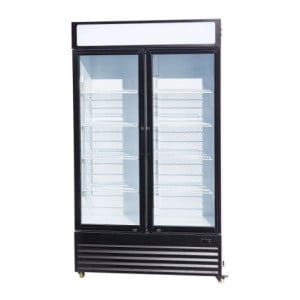 Refrigerated Beverage Display Case 2 Glass Doors - 750 L