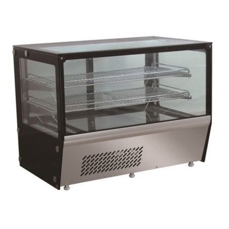 CombiSteel 159L Countertop Refrigerated Display Case - Professional & Compact