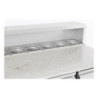 Refrigerated Pizza Cabinet with 3 Doors - 8 GN 1/6 Pans - CombiSteel