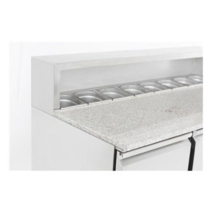 Refrigerated Pizza Cabinet with 3 Doors - CombiSteel: Optimal storage for pizza ingredients