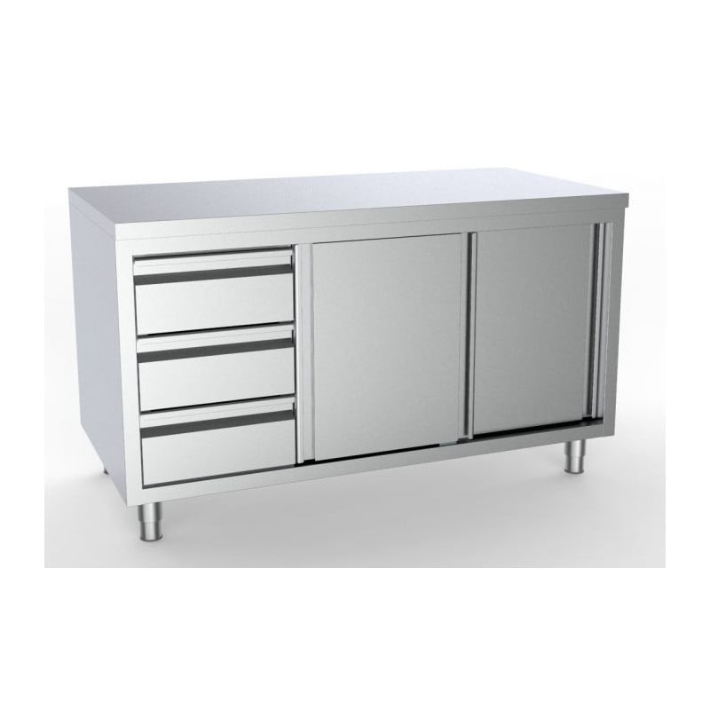 Professional Low Stainless Steel Furniture - Spacious Dimensions