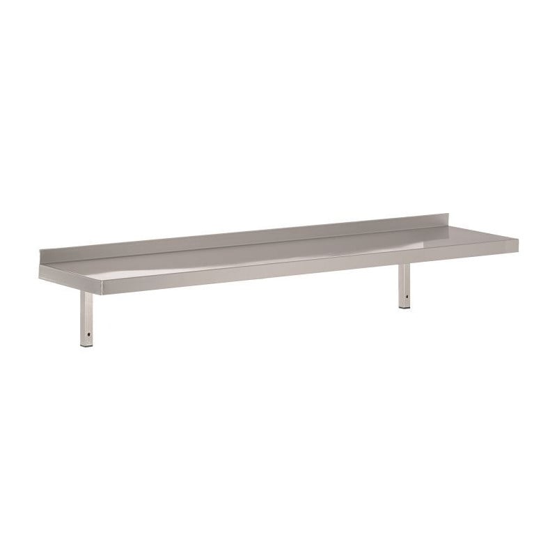 Robust Stainless Steel Wall Shelf - Kitchen Catering