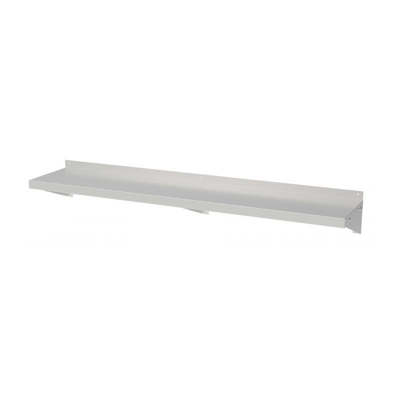 Stainless Steel Wall Shelf with Brackets - High Quality - 1000 x 400 mm