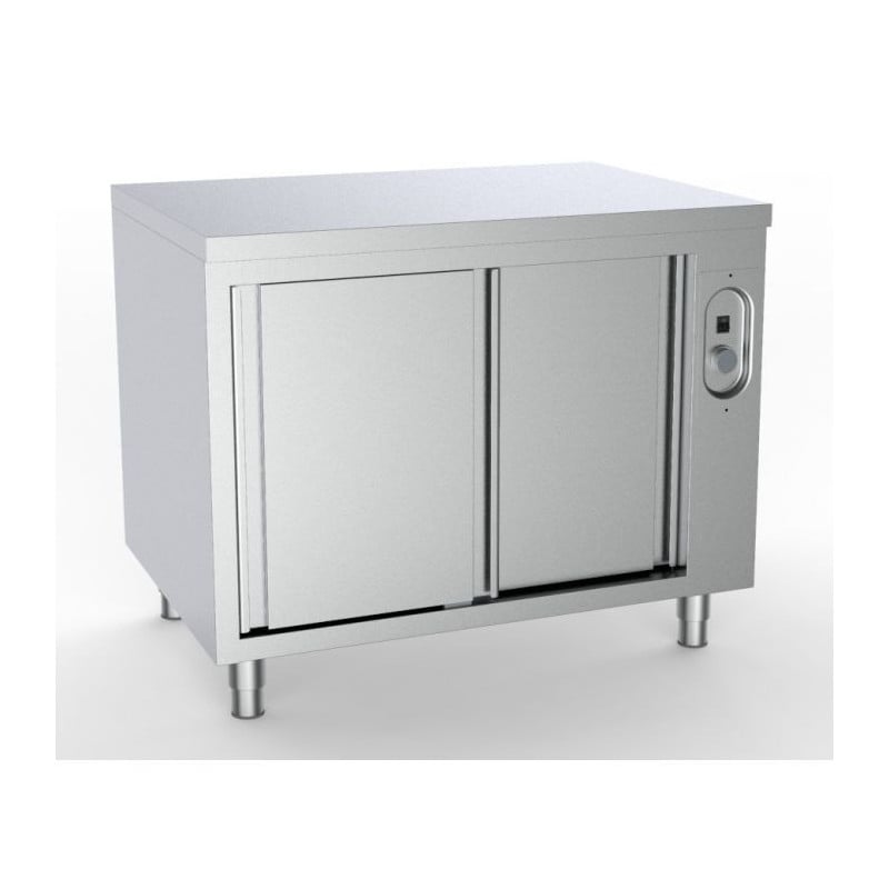 Stainless Steel Warming Cabinet 2 Sliding Doors - L1400 x P700 mm CombiSteel