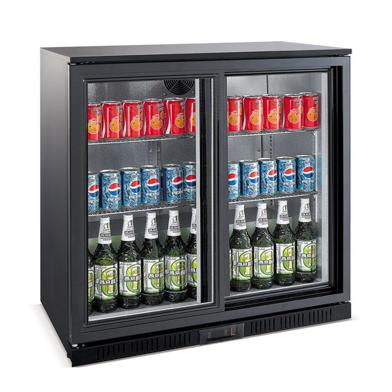 Refrigerated Back Bar 2 Sliding Doors - 208 L - Combisteel: Elegance and Efficiency.