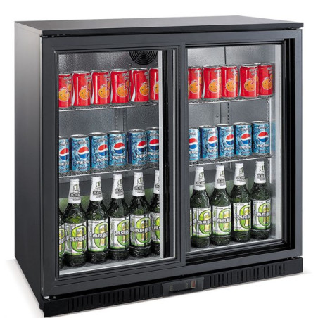 Refrigerated Back Bar 2 Sliding Doors - 208 L - Combisteel: Elegance and Efficiency.