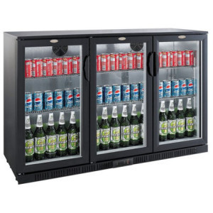 Refrigerated Back Bar 3 Sliding Doors - 330 L Combisteel