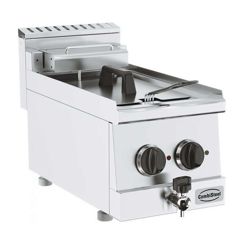 Friteuse Electrique Professionnelle - 10 L Cuve en Acier Inoxydable CombiSteel