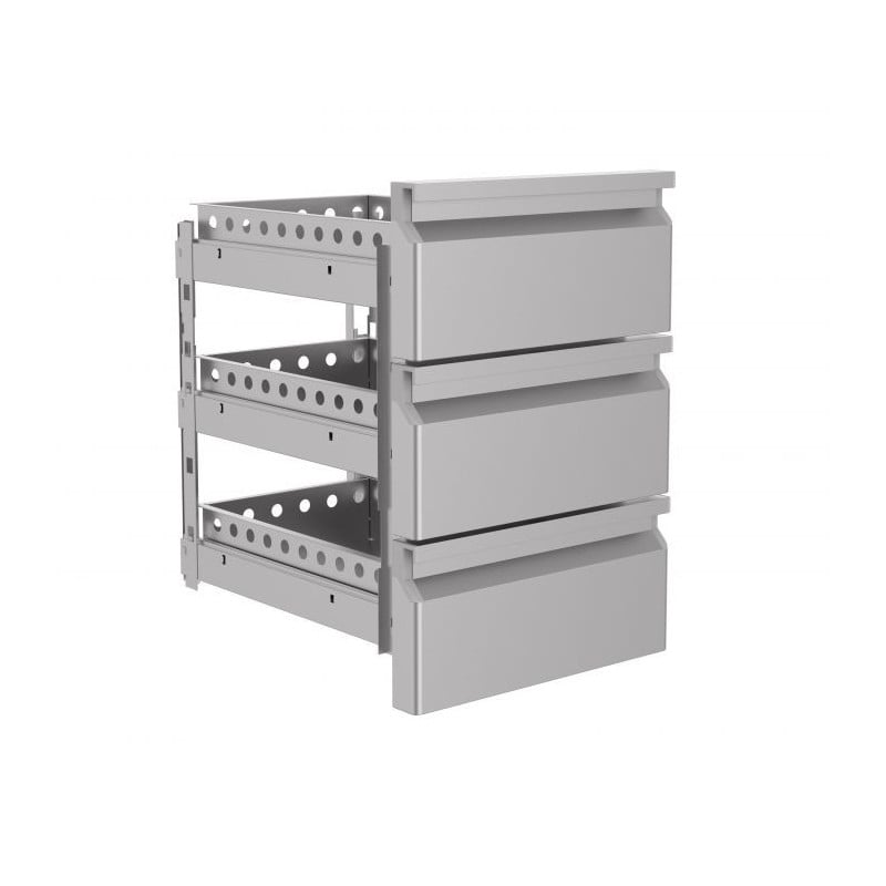 Block 3 Drawers CombiSteel for Refrigerated Table - Gastro-pro Organization