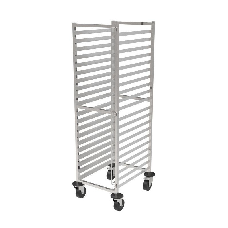 Clearing Trolley with GN 2/1 Trays - CombiSteel: Ideal for catering