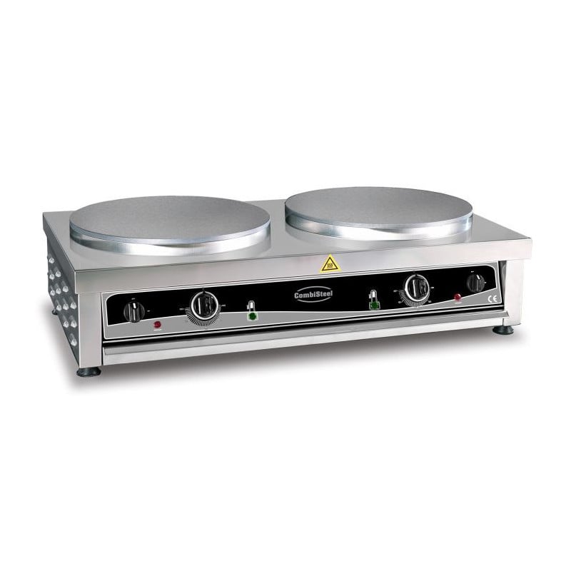 Elektrische Crêpière 2 Platten 40 cm Combisteel Horeca