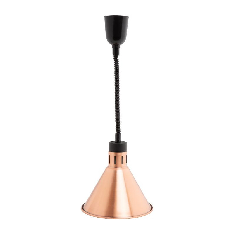 Conical bronze heat lamp - Combisteel: power 250W.