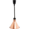 Lampe chauffante conique bronze - Combisteel: puissance 250W.