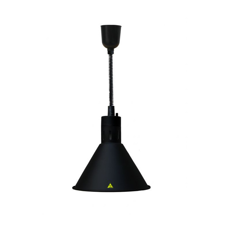 Lampe Chauffante Conique Noir - Combisteel - Maintien chaud & élégance