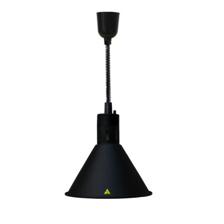 Conical Black Heat Lamp - Combisteel - Warmth & Elegance