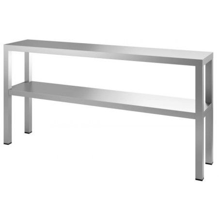 Stainless Steel Table Shelf 2 Levels - 1400x300 mm - CombiSteel