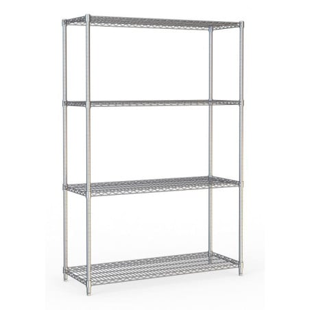 Étagère 4 Niveaux Démontable - 1200 mm Largeur - CombiSteel