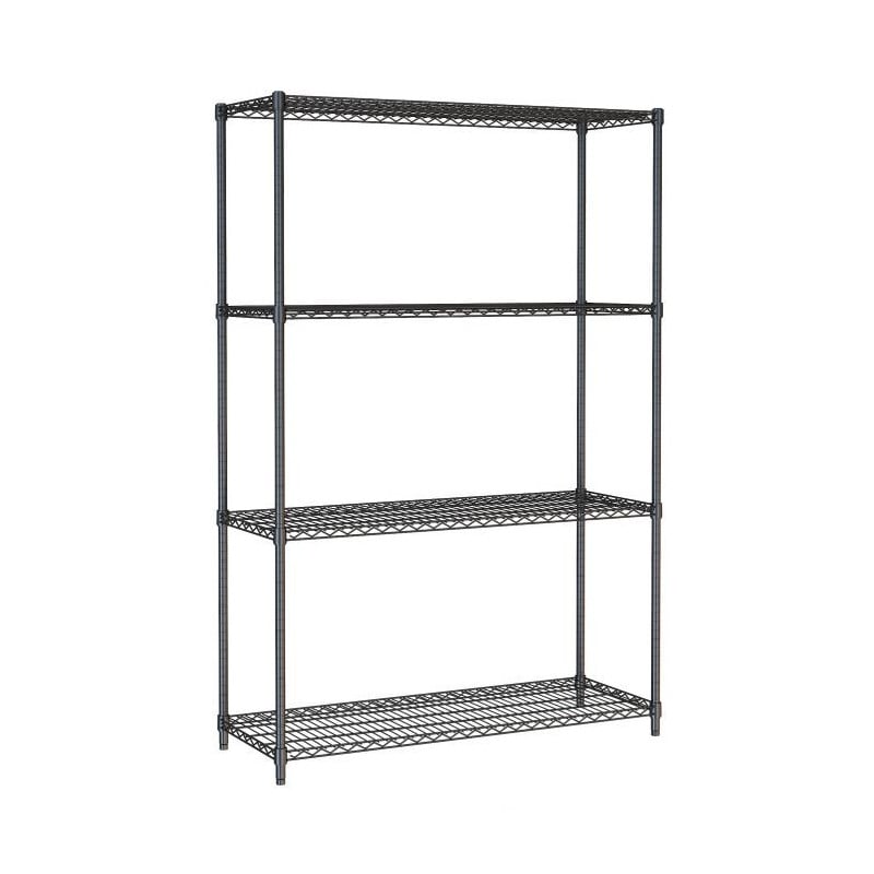 4 Level Black Shelf - CombiSteel | Optimal Storage