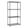 4-Level Detachable Shelf Black - L 900 x D 450 mm - Combisteel 7530.0025