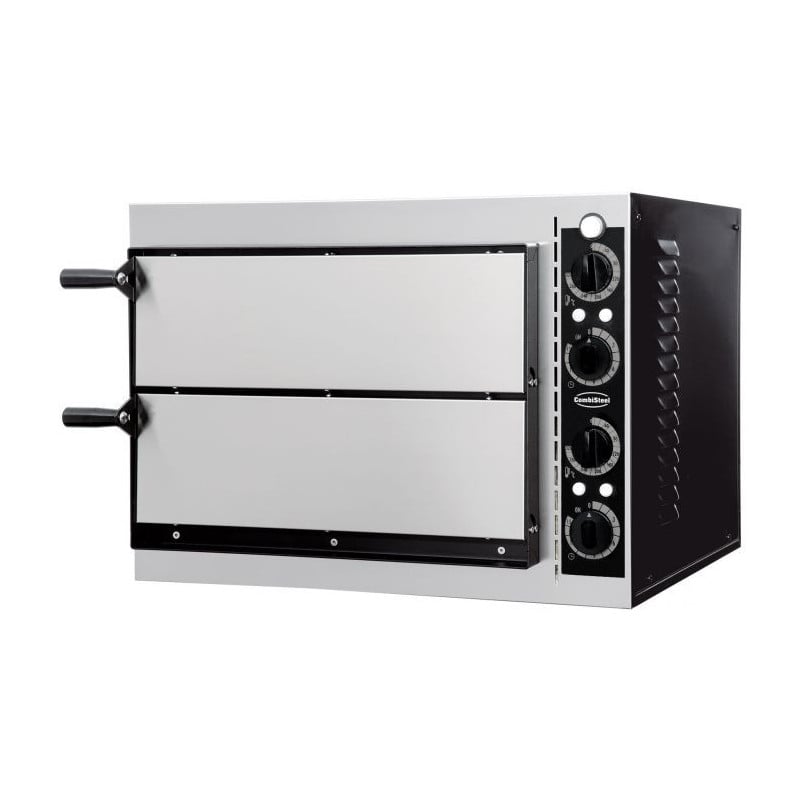 Double Chamber Pizza Oven - Power 2400W - CombiSteel