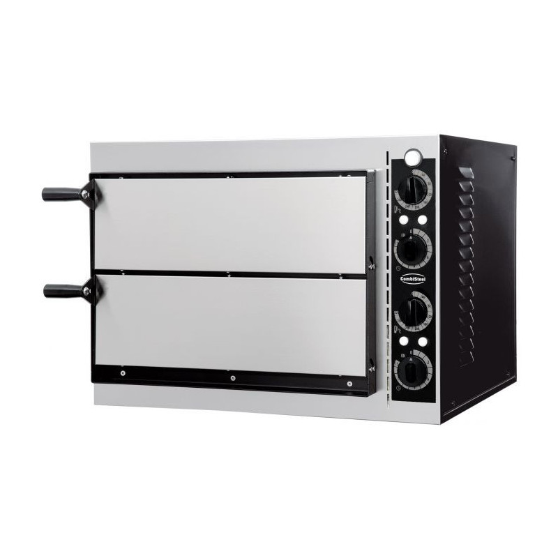 Dubbele Pizzaoven - Vermogen 2400W - CombiSteel