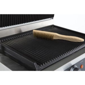 Grill Panini Contact Simple Plaques Geribbeld CombiSteel