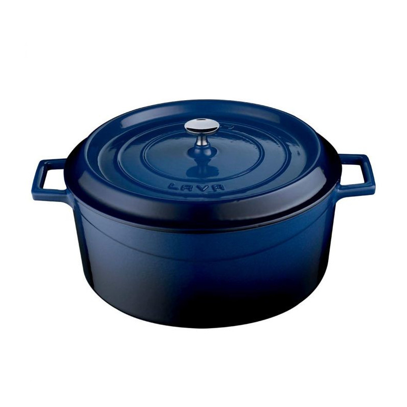 Cast Iron Dutch Oven Ø 28 cm Blue CombiSteel - Kitchen Accessory Chefs