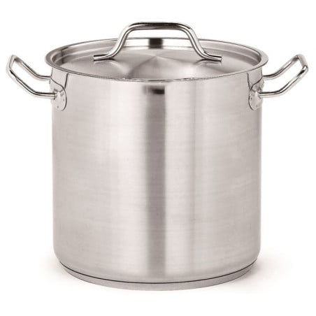 Professionele roestvrijstalen kookpot met deksel - 25L - CombiSteel