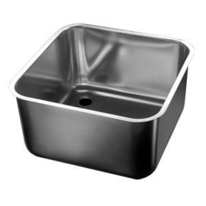 Square Sink Stainless Steel AISI 304 450x450x250 mm - CombiSteel